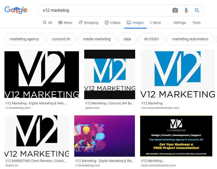 V12 Marketing Image SEO Tips
