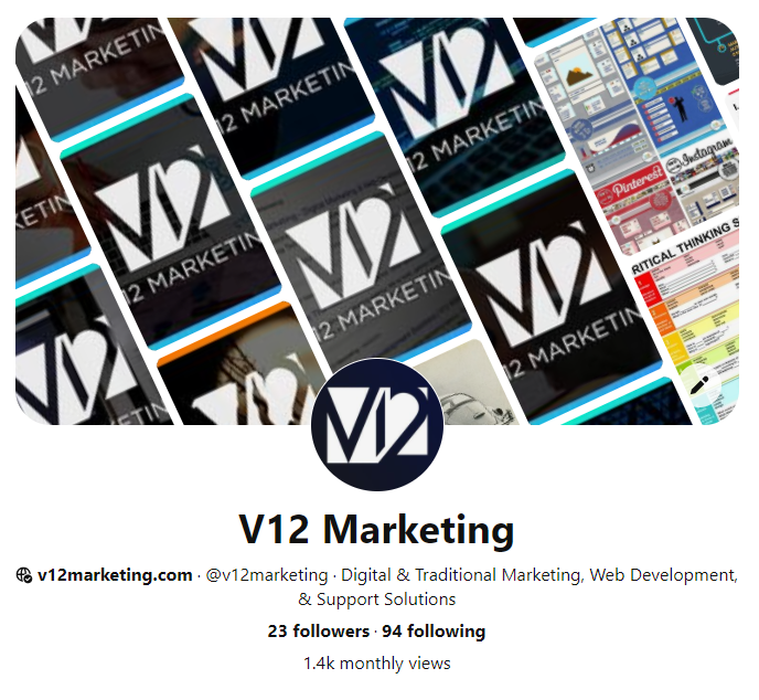 V12 Marketing Pinterest